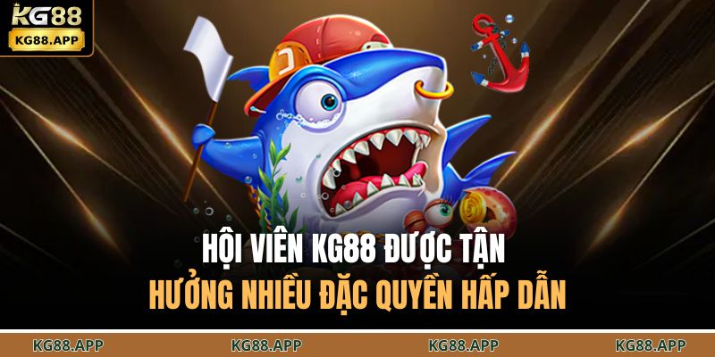 Hội viên KG88 được tận hưởng nhiều đặc quyền hấp dẫn 